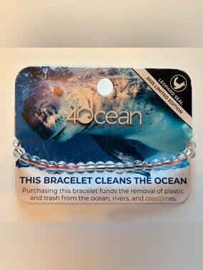 4Ocean Limited Edition Leopard Seal Beaded Bracelet
